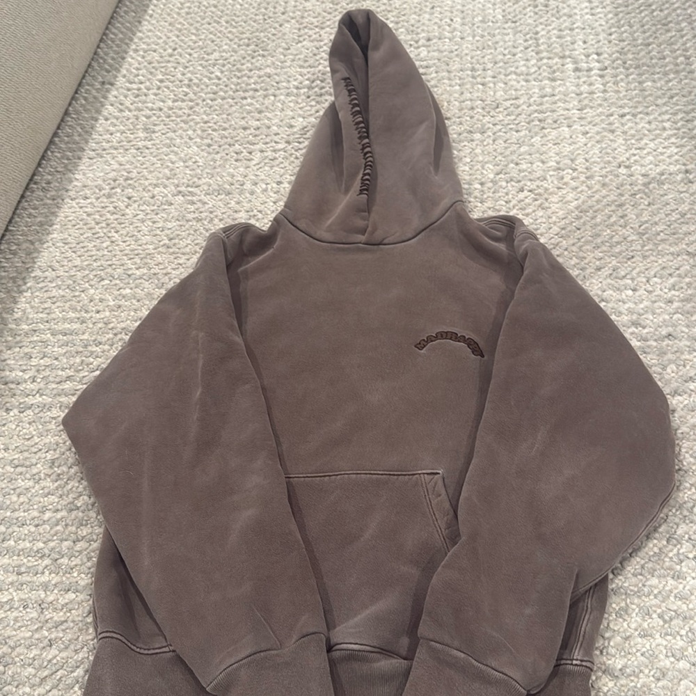 Brown madhappy hoodie